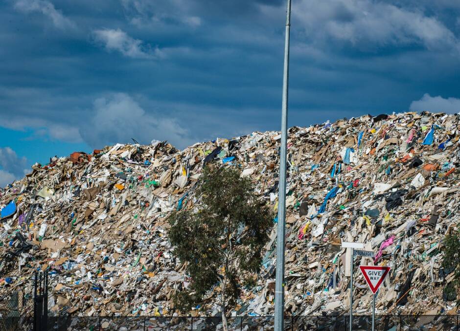 The rubbish tip at Hume. Photo: Sitthixay Ditthavong