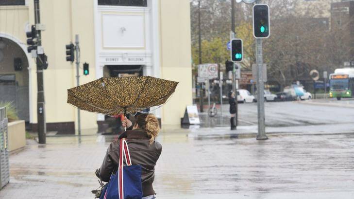 A week of wind, rain and dropping temperatures is ahead for Canberra Photo: Melissa Adams. 