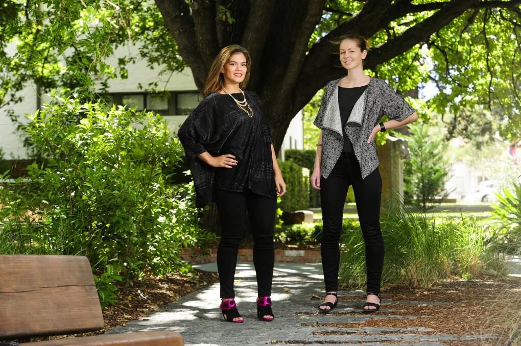 Janette Lenk and Alice Sutton will be part of new fashion event Bespoke, where visitors can buy clothing straight off the runway.  Photo: Melissa Adams