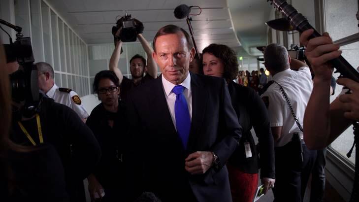 Prime Minister Tony Abbott says the GST debate is up to the states. Photo: Andrew Meares