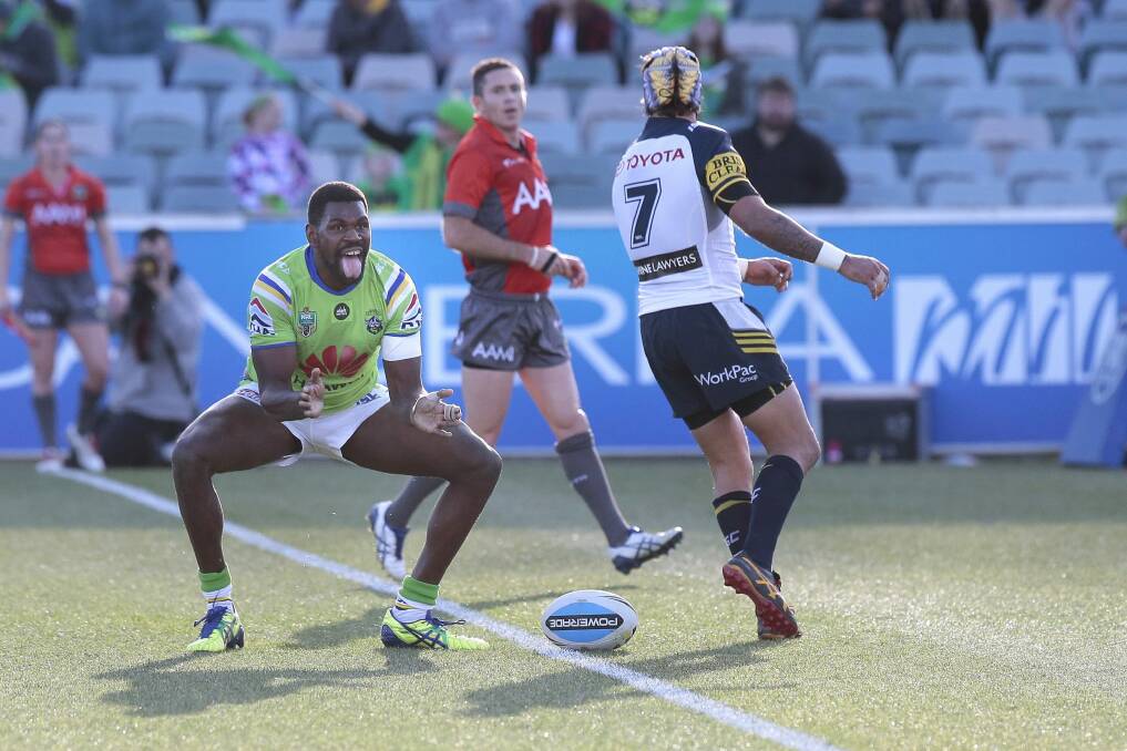 Raiders winger Edrick Lee has been called into the Indigenous All Stars team for the first time. Photo: Jeffrey Chan