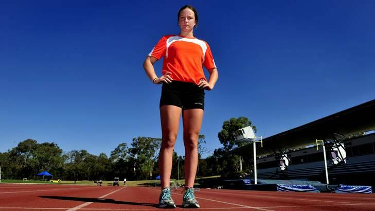 Royalla's Bridget Reilly, 16, is going to the Australian Youth Olympic Festival. Photo: Melissa Adams
