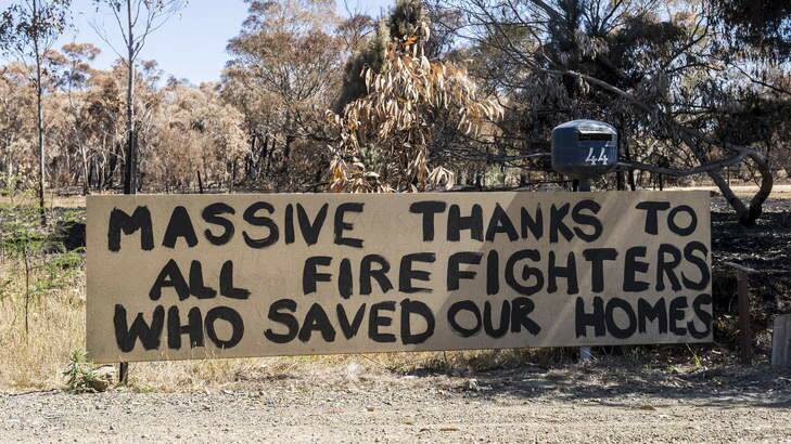 A sign on the corner of the Kings Highway and Hazeldell Road, near Bungendore. Photo: Rohan Thomson