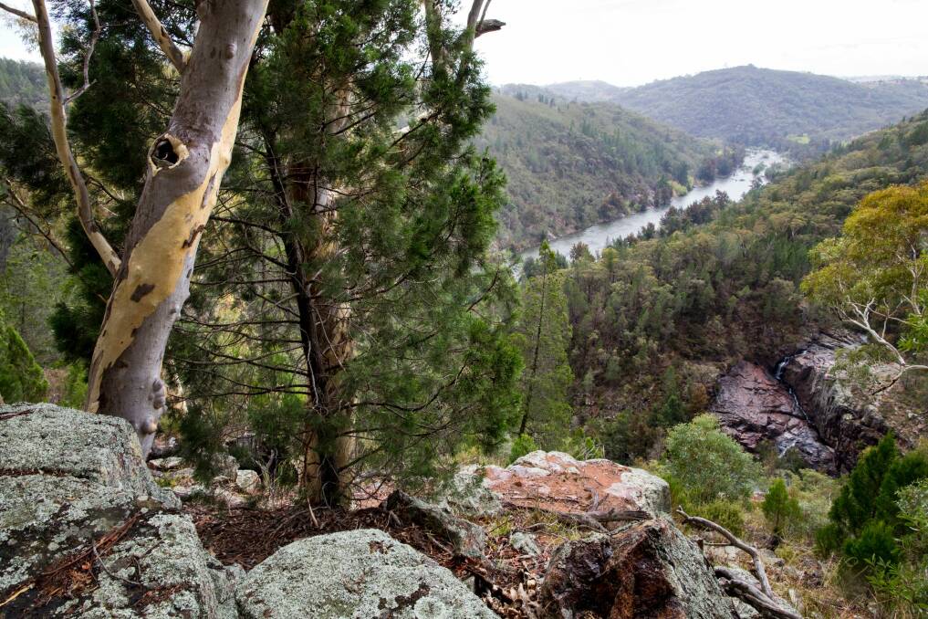 View from the lower falls where the Ginninderra Creek meets the Murrumbidgee River. Photo: Sitthixay Ditthavong