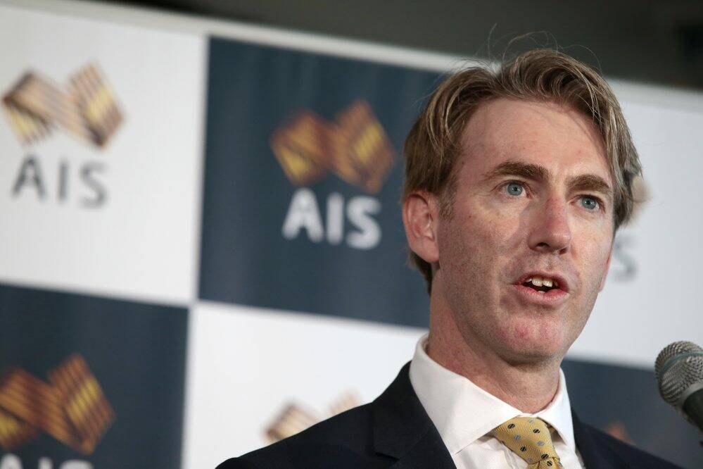 Australian Sports Commission CEO Simon Hollingsworth was pleased with the result. Photo: Jeffrey Chan