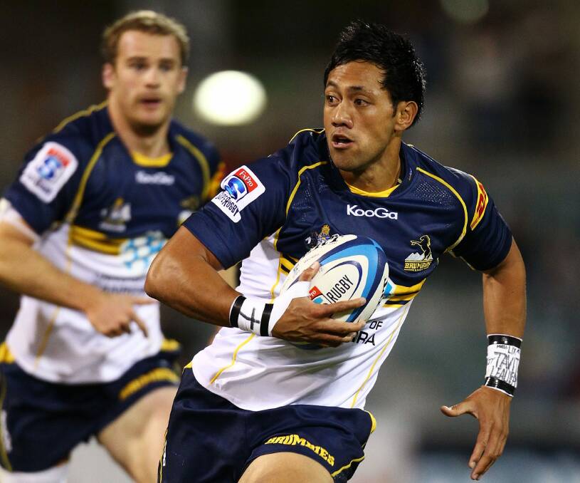 The ACT Brumbies play the Reds in their first home game for the 2015 season. Photo: Mark Nolan