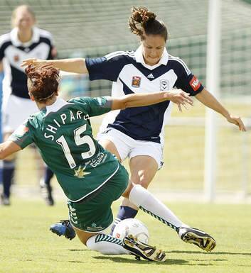 New Canberra United recruit Kendall Fletcher, playing for Melbourne Victory in 2011. Photo: Getty Images