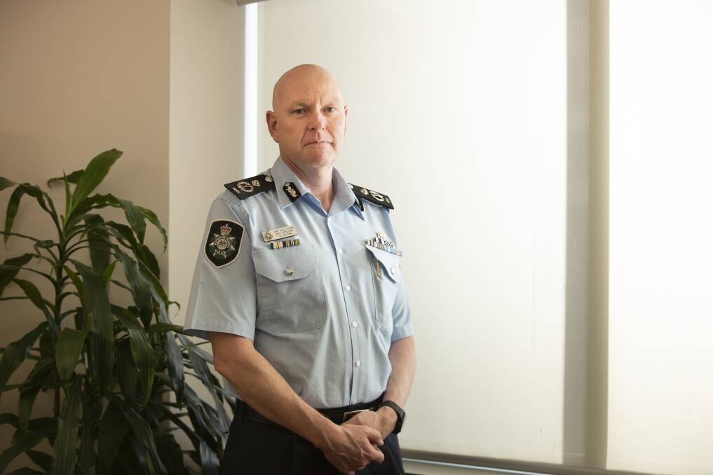 ACT chief police officer Ray Johnson, who says he supports nationally consistent laws to deal with outlaw motorcycle gangs. Photo: Sitthixay Ditthavong