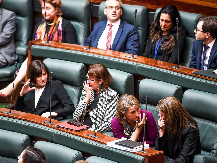 Emotional MPs weep as the assisted dying bill is passed.  Photo: Justin McManus