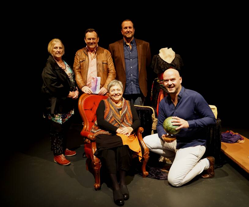 Five of the directors for Rep's 2019 season: from left. rear: Anne Somes, Stephen Pike, Chris Baldock; from left, front: Liz Bradley, Jarrad West. Absent: Aarne Neeme. Photo: Helen Drum