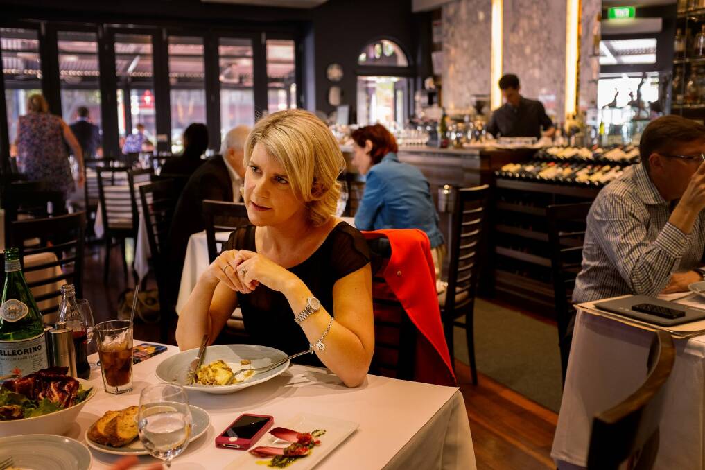 Above politics: Natasha Stott Despoja lunches in her hometown of Adelaide. Photo: Ben Searcy