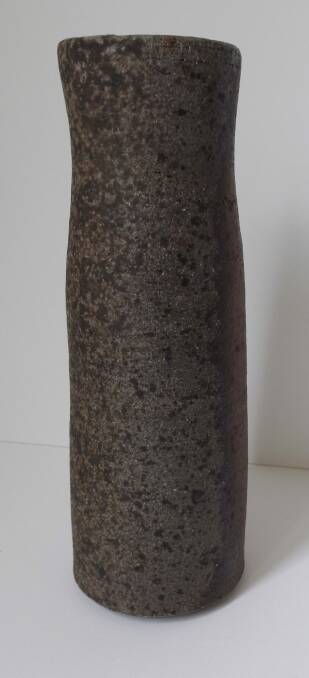 Lindsay Oesterritter, "Large woodfired vessel", AIR exhibition at Strathnairn Arts  Photo: supplied