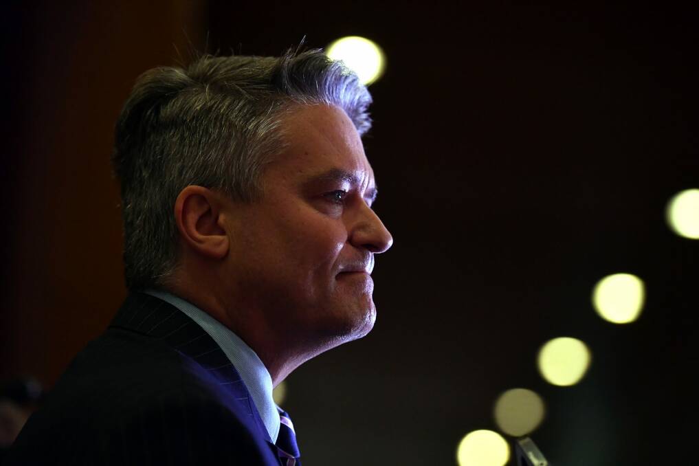 Minister for Finance Senator Mathias Cormann was far from convincing in his address to the Sydney Institute. Photo: AAP