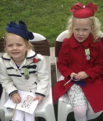Twins Eve and Elizabeth Roberts-Smith, 3, daughters of Victoria Cross recipient Ben Roberts-Smith and wife Emma. Photo: Megan Doherty