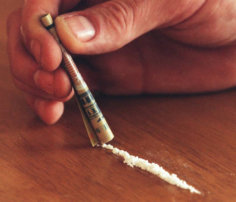 Cocaine was the second most commonly used illegal drug, after cannabis, used by Australians in the past 12 months. Photo: Canberra Times