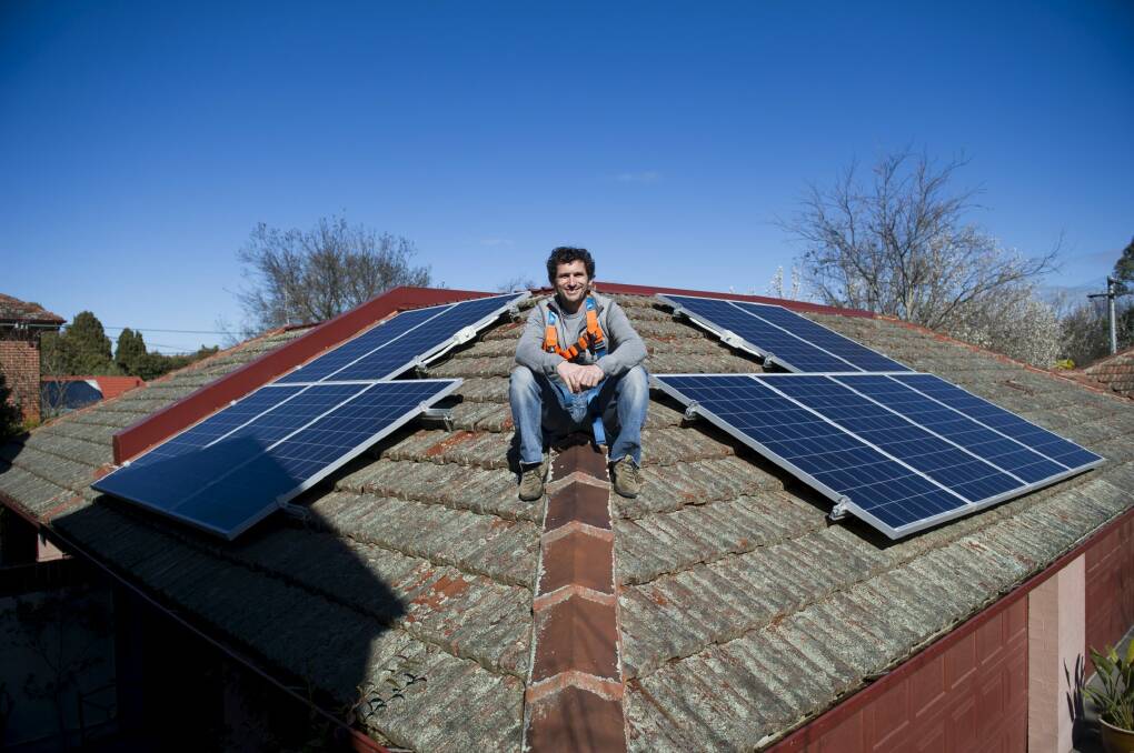 Armada Solar owner Justin Ryan says  his first aim is to help people who had signed up for solar panels with the work yet to be completed Photo: Rohan Thomson