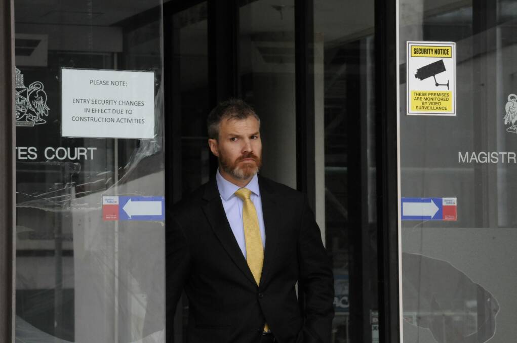 Gary John Fahey, former executive officer to AFP Commissioner Andrew Colvin, at court in February 2018. Photo: Alexandra Back