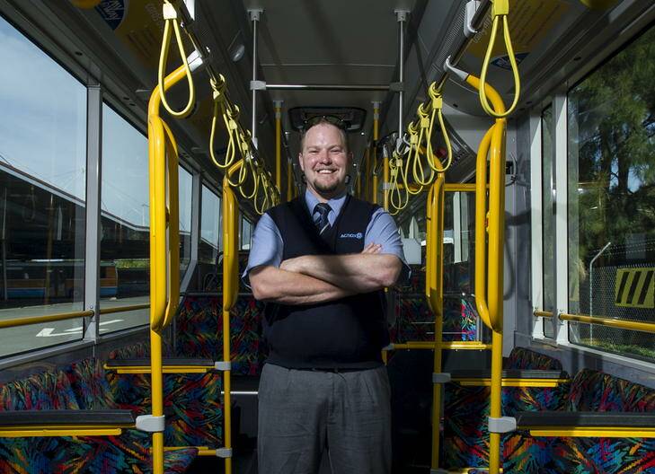 Bus driver, Ian McGregor, helped a woman on Sunday who needed urgent medical attention. Photo: Rohan Thomson