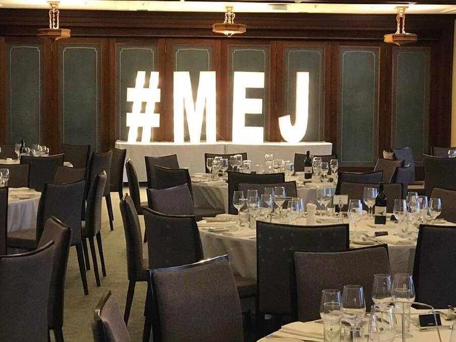 Law firm Maliganis Edwards Johnson used the letters for an event at Old Parliament House. Photo: supplied