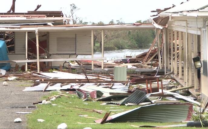 The damage at Henry Speight's school, Queen Victoria School. Photo: Fijione.tv
