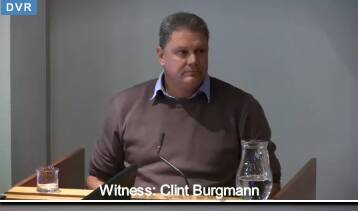 Clint Burgmann: the site manager says the CEPU told him Jason Hooper's company wasn't paying staff properly.