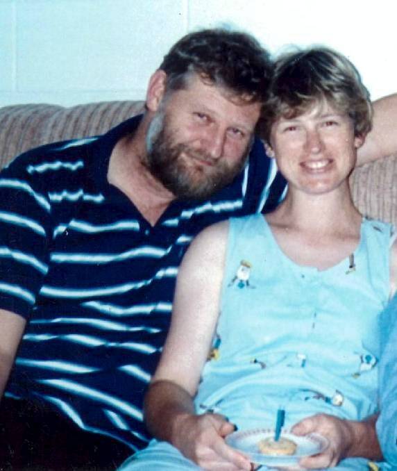 Leonard Watkinson with his little sister Kate O'Brien in 1995. Photo: Supplied