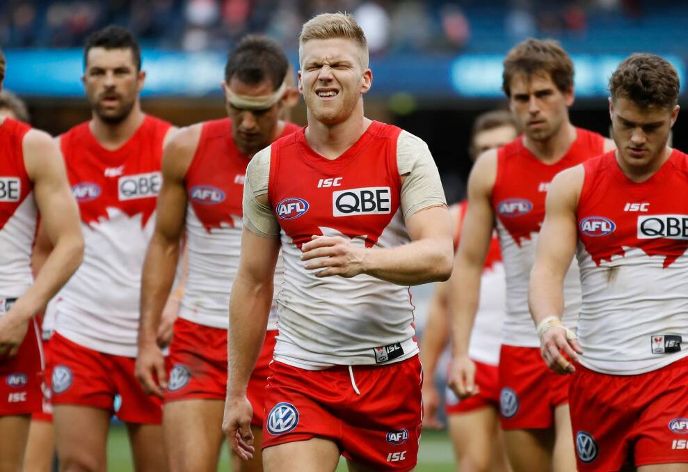 Turning it around: Dan Hannebery admits he was one of the Swans' leaders who was down on form at the start of the season. Photo: AFL Media/Getty Images