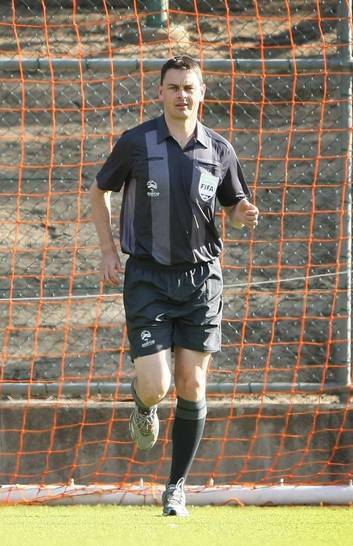 Canberra soccer referee Ben Wilson. Photo: Andrew Sheargold
