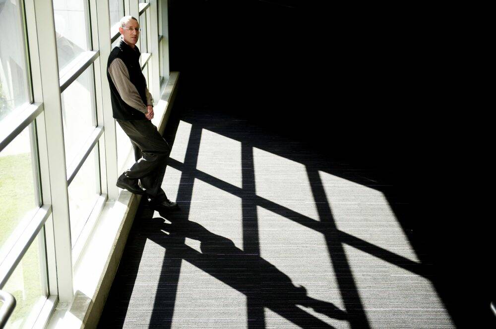 Bowel cancer survivor Chris Hume says sufferers need more support and resources. Photo: Jay Cronan