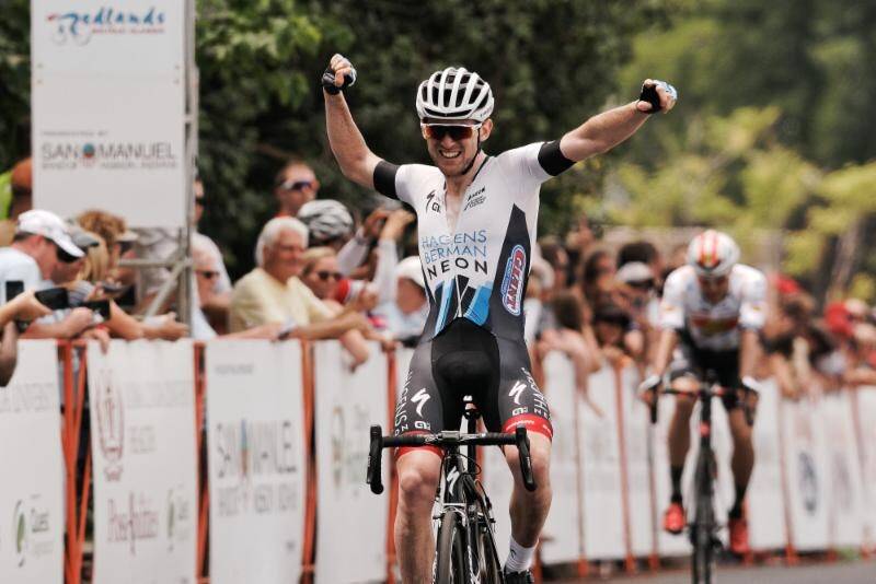 Canberra cyclist Michael Rice is riding a wave of success with the Axeon Hagens Berman team. Photo: Davey Wilson