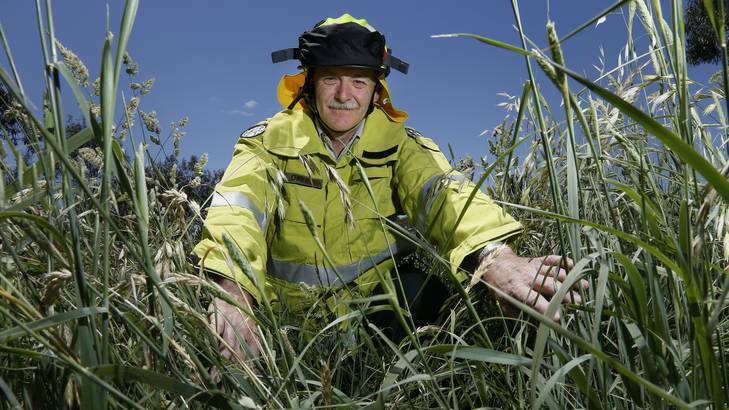 ACT Parks and City Services trainer officer Rick Davies is heading to Botswana to help train the country's fire fighters. Photo: Jeffrey Chan