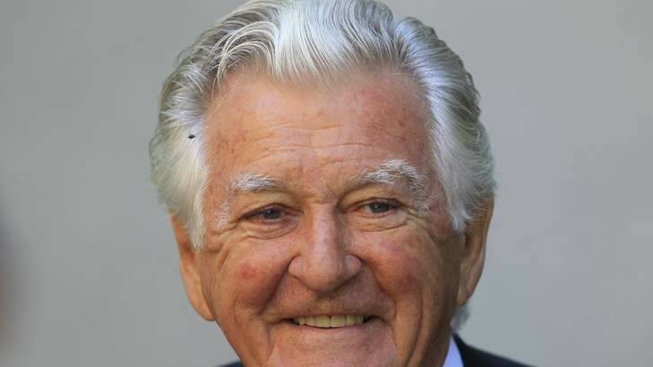 Former Prime Minister Bob Hawke. Photo: Andrew Meares