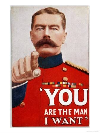 Lord Horatio Kitchener recruiting poster.