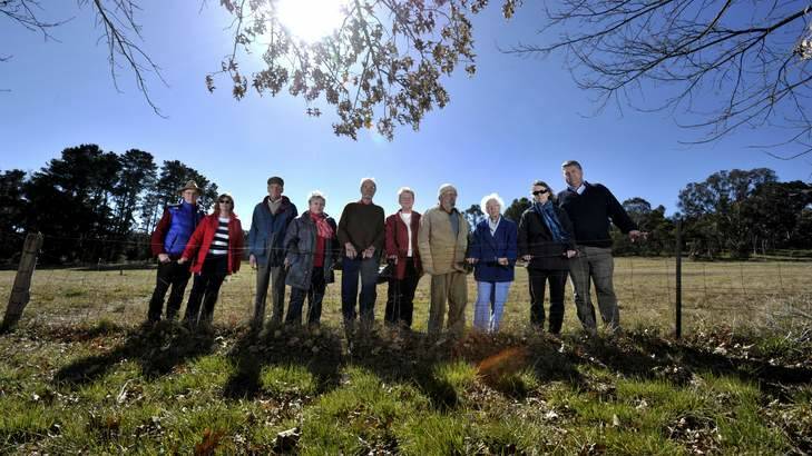Local residents near Stirling Park in Yarralumla unhappy about the NCA proposal for embassies to be built on the land, pictured in 2012. Photo: Jay Cronan