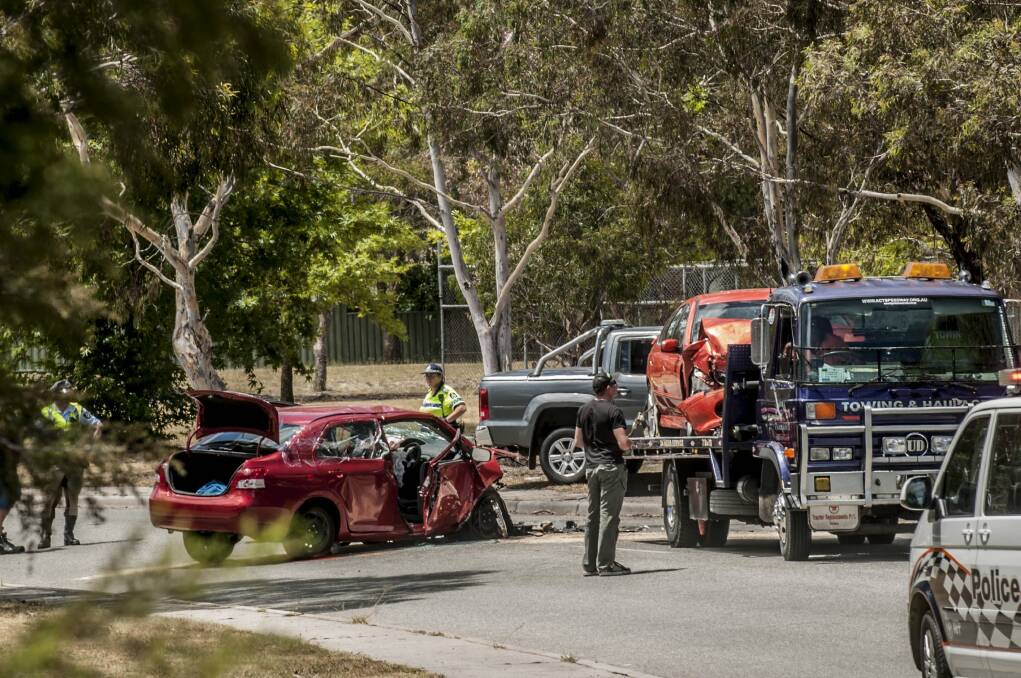 It is believed the crash was caused when one driver experienced a medical episode.  Photo: Karleen Minney