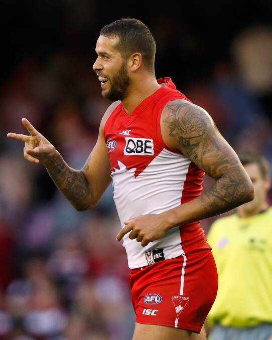 Indigenous round: Lance Franklin and the Swans will chase a fourth-straight win on Friday, Photo: Getty Images