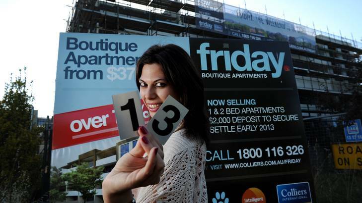 Nina Markovic has bought apartment number 13 in the Friday Boutique Apartments in Griffith. Photo: Colleen Petch