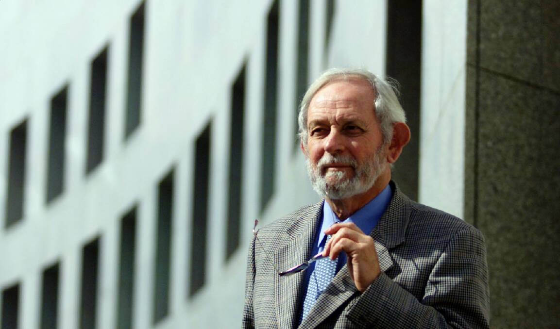 Professor Patrick Troy, pictured in 2001. Photo: Paul Harris