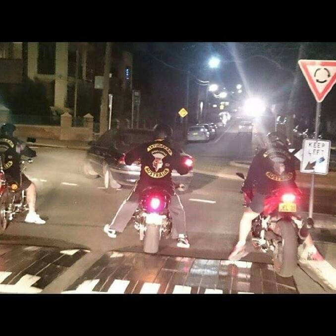 Satudarah members riding in Sydney. Photo: Supplied