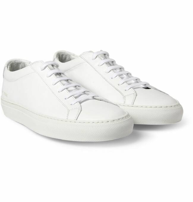 Common Projects' offering sits at the high end of the sneaker market for about $500.