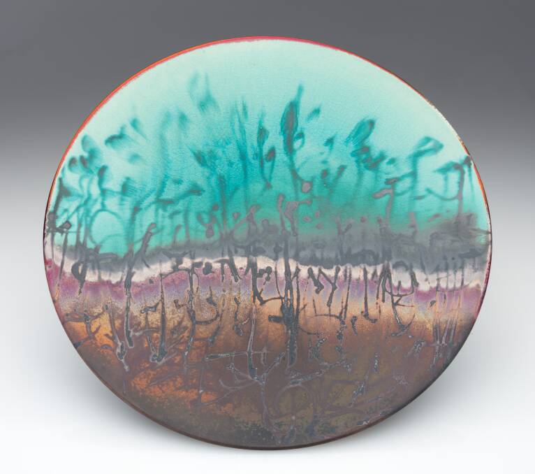 Greg Daly, <i>Sunset Grasses</i>, 2018, in <i>Days like this...</i> at Nancy Sever Gallery.  Photo: Supplied