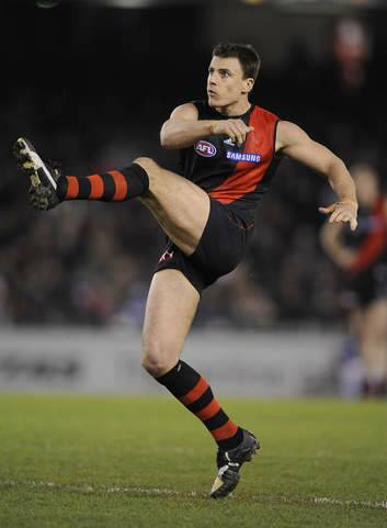 Essendon's Matthew Lloyd could be inducted into the AFL Hall of Fame at a function in Canberra next year. Photo: Sebastian Costanzo
