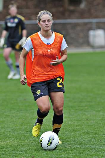 Canberra United captain Ellie Brush. Photo: Jay Cronan