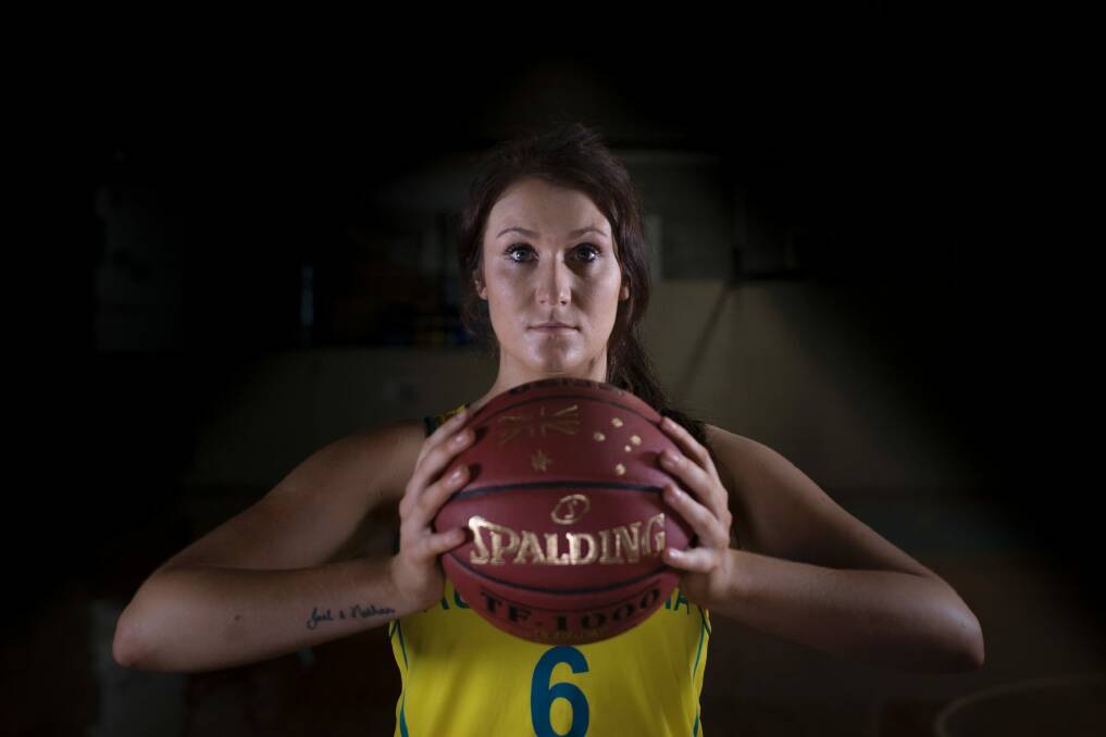 Canberra basketball player Carlie Smith has been named Australia's best three-on-three player. Photo: Lachlan Ross