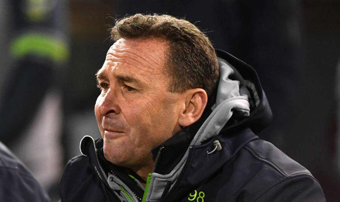 Canberra coach Ricky Stuart is on the lookout for a new assistant. Photo: AAP
