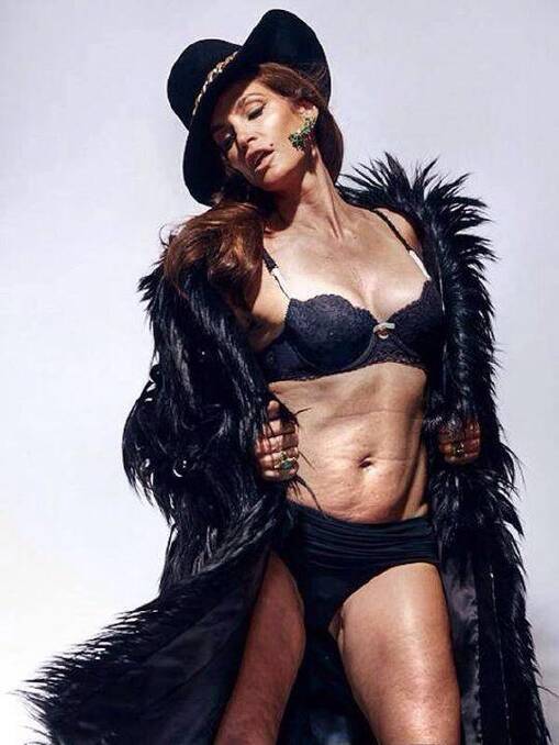 Leaked: This image of Cindy Crawford never has and never will be featured in Marie Claire. Photo: Marie Claire Mexico/Latin America