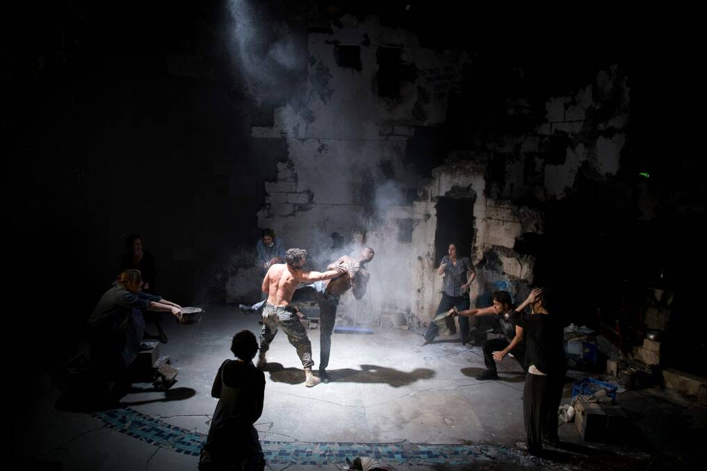 Sport for Jove's production of Sophocles' <i>Antigone</i> has a modern setting, emphasising the parallels with current events. Photo: Supplied