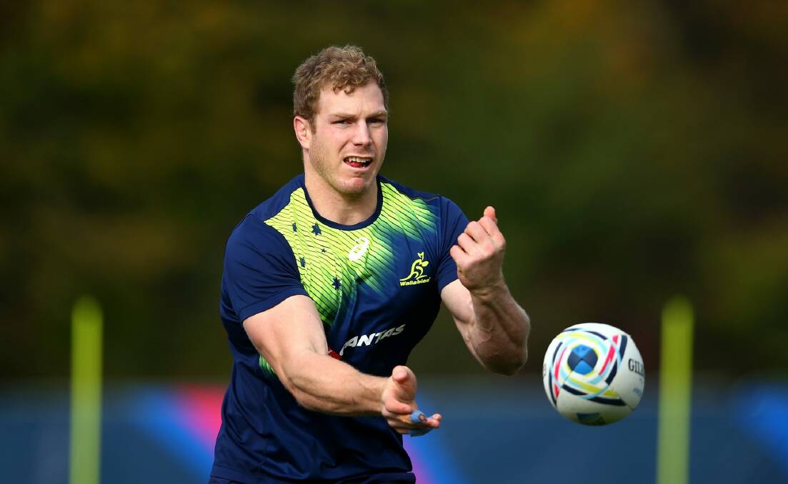 Late call: A decision on David Pocock's inclusion in the Wallabies line-up for the semi-final against Argentina will be made at the captain's run.
 Photo: Dan Mullan/Getty Images
