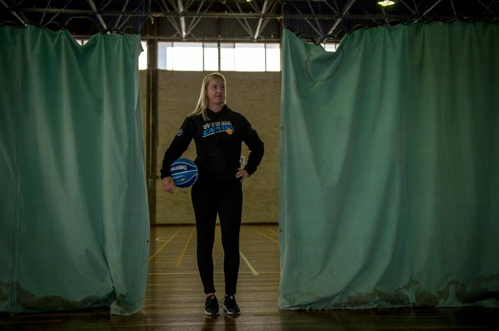Canberra Capitals recruit Rachel Jarry. Photo: Karleen Minney
