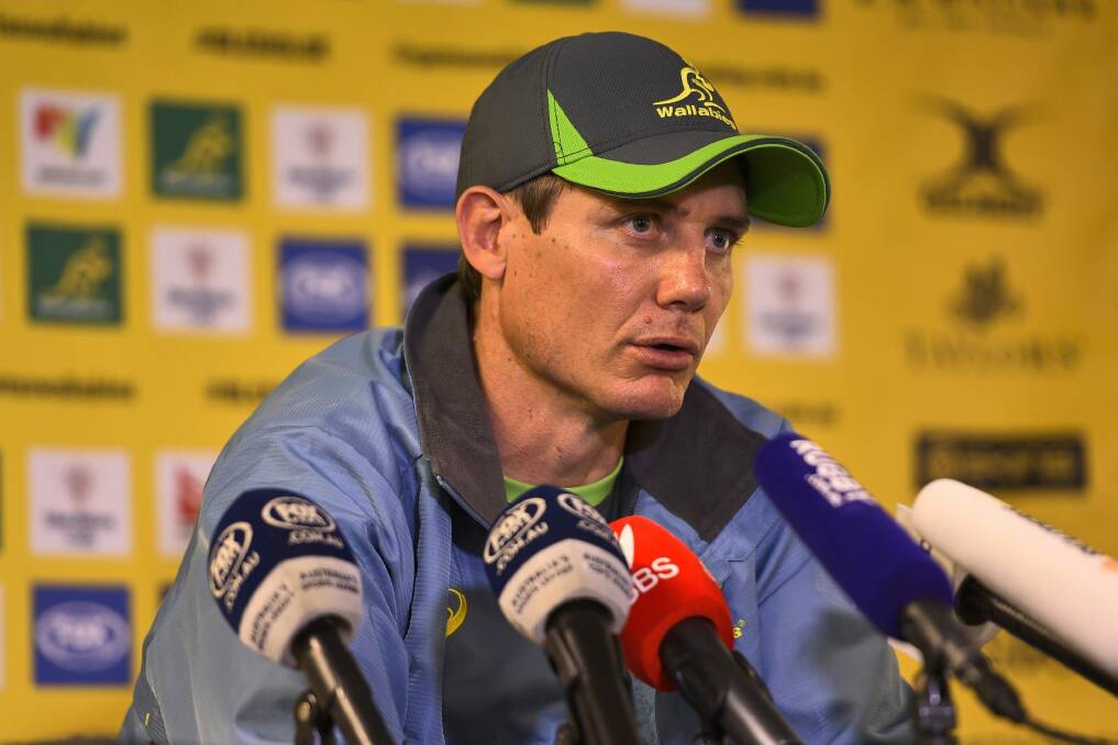 Next year will be Stephen Larkham's final Super Rugby campaign as Brumbies head coach. Photo: Brett Hemmings